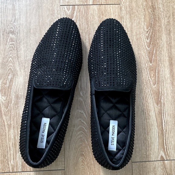Steve Madden Cavia black smoking slippers. Size 14 - Picture 7 of 10